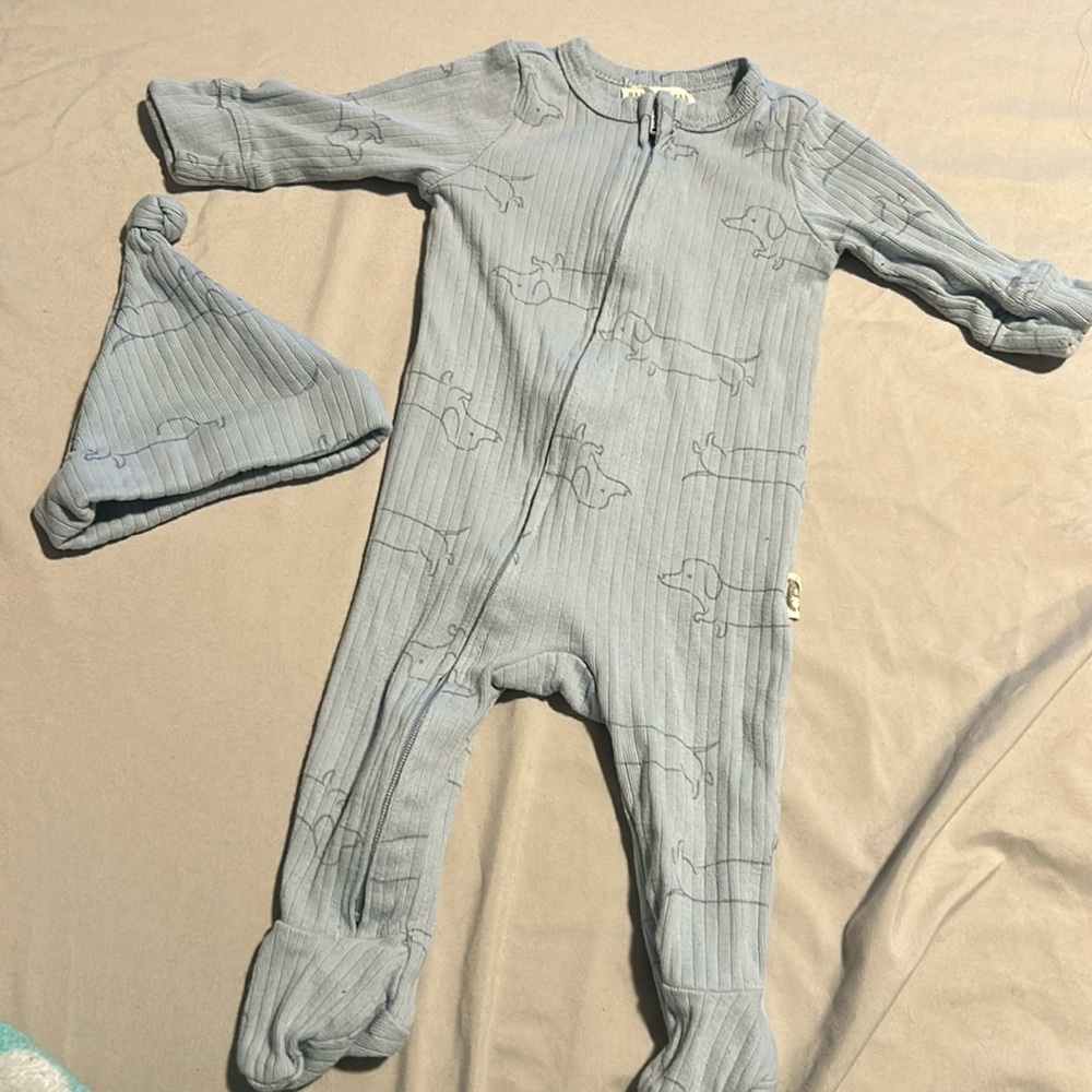 Two piece blue set